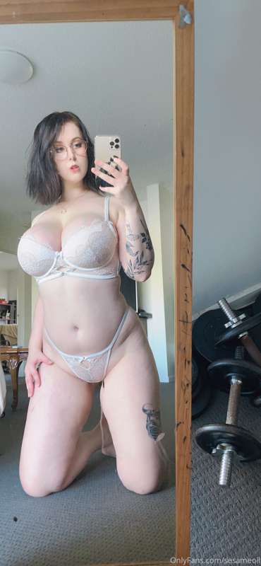 This lingerie makes me look so soft ❤️ I mean I am so soft b..