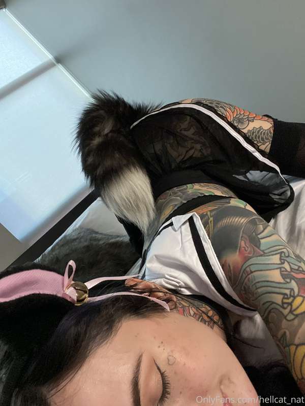 I love dressing up as a cat girl and I convinced my girlfrie.. 1