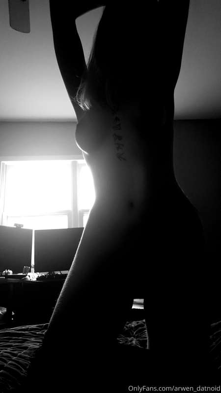 Black and white. You could cut the air with the edge I displ.. 5