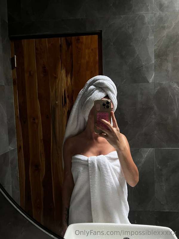 take that towel off!!! 😈