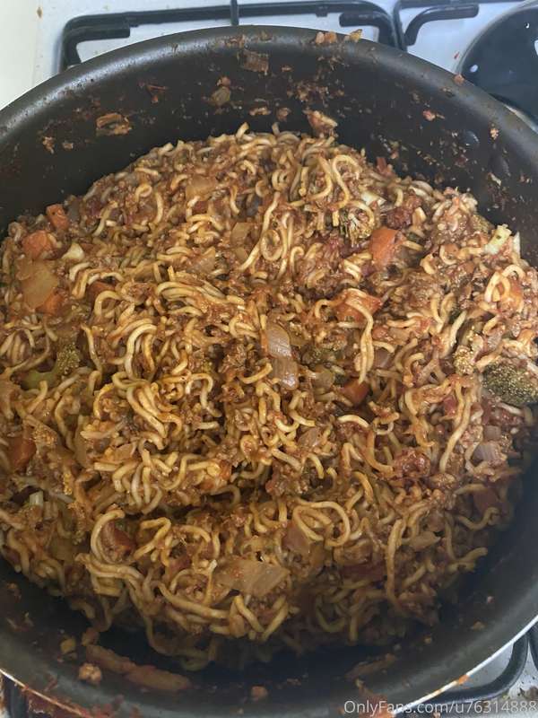 Nobody beats my spaghetti bolognese. 1