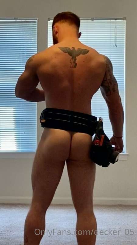 Wearing nothing but my tool belt 😈