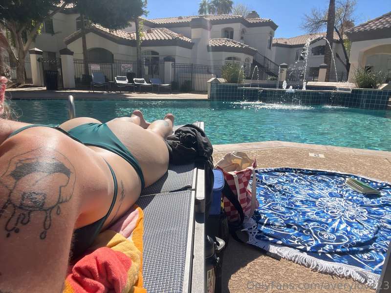 no work means pool day
