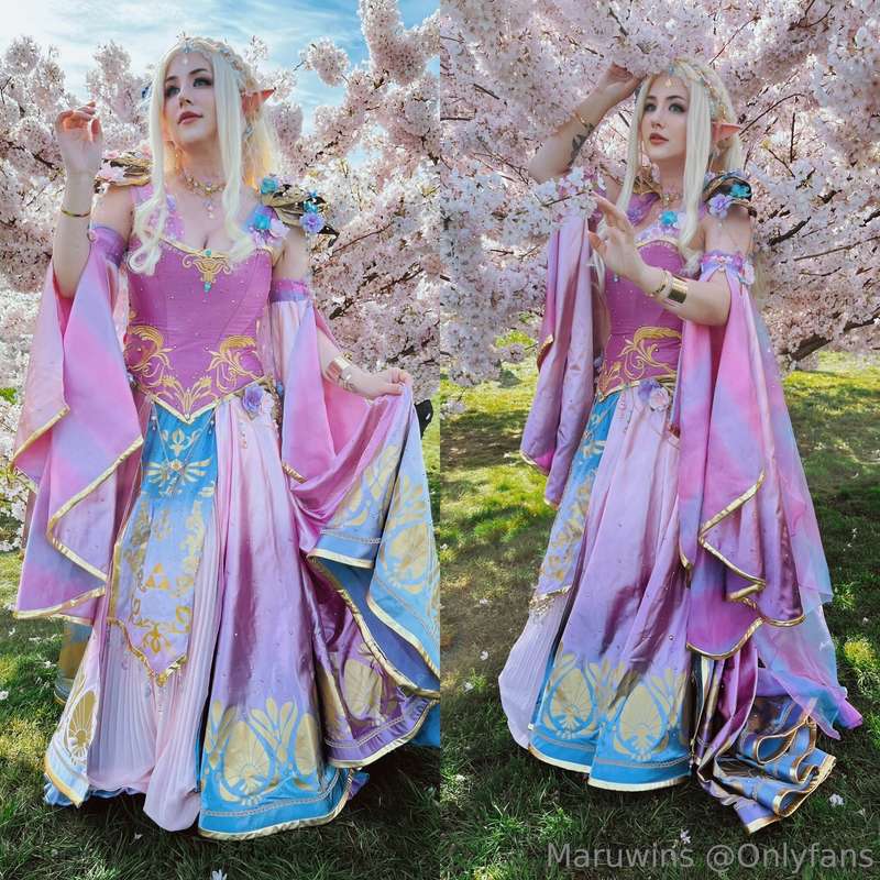 Pink ZeldaCosplay + lingerie lewds for my April Patreon supp.. 4