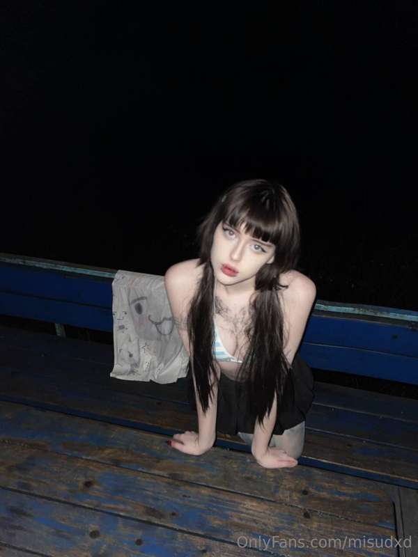 I like the unusual dark atmosphere, especially in this outfi..