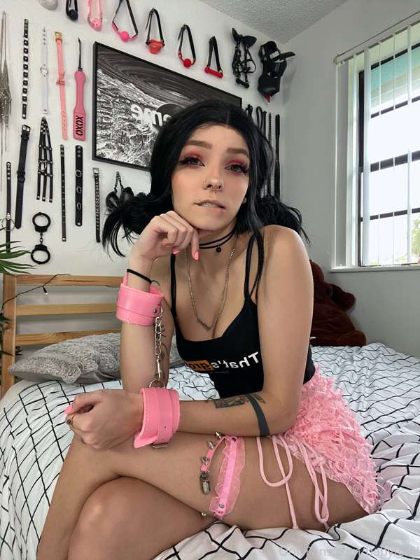 Pastel goth set pt. 2 ✨💗🖤 lots of feet this set 😏 17
