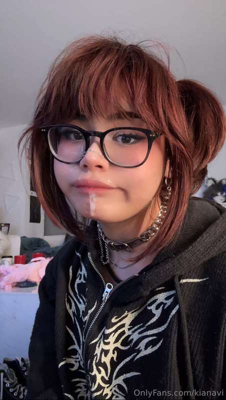 do I look cute with cum on my face 🥺?