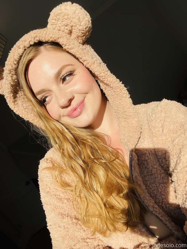 I got this new teddy bear onesie and I never want to take it..