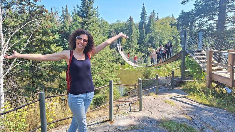 Today I was in the Pinawa Provincial Park. It was an amazing..
