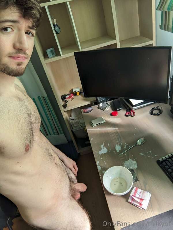OOPS! I made a mess (it's actual milk)