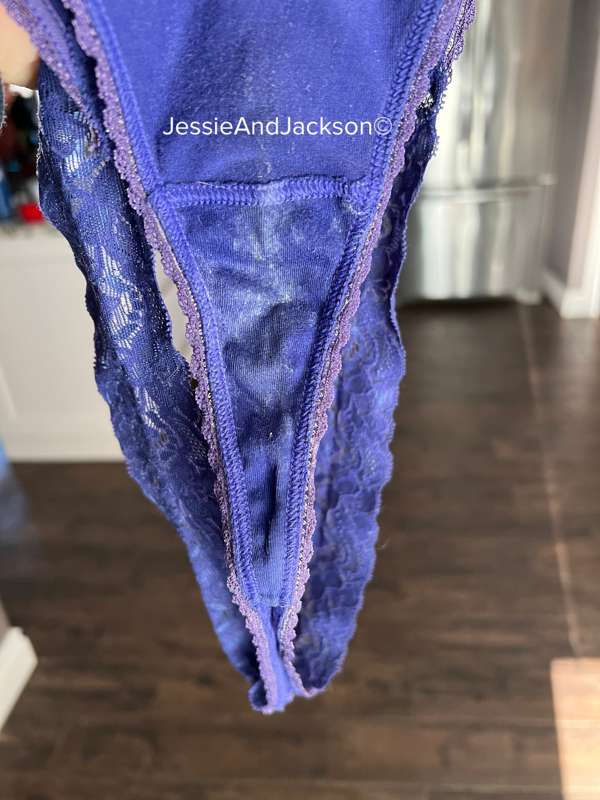 **For the dirty panty lovers**
My creampied panties from yes.. 3