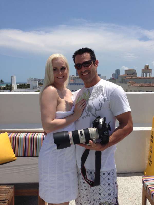 Behind the scenes of a Shoot on a roof top in Miami 2