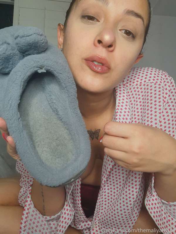 Only slipping out of these hot warm fuzzy slippers to inspec.. 6