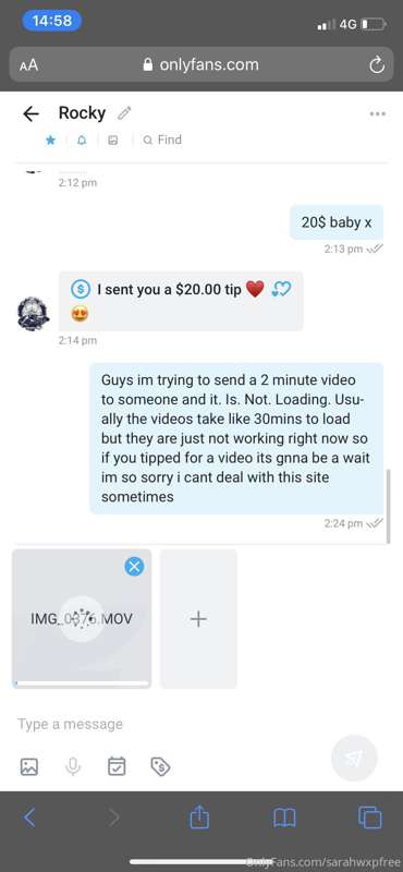 Guys im soooo sorry please dont get angry i just cant send i..