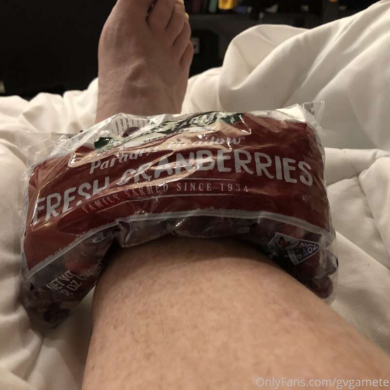 Going to need to RICE my ankle after a dumb collision with a..