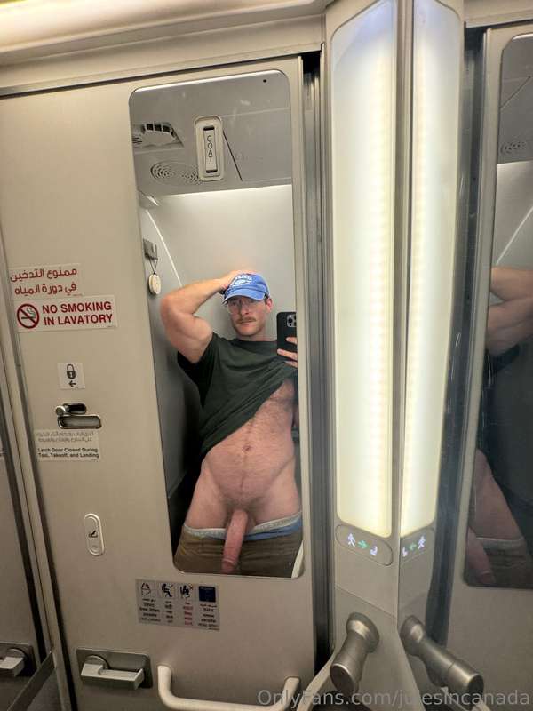 Would you follow this nerdy guy into the stall?