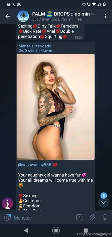 @sassysassy555 💋  Your naughty girl wanna have fun💞 Your all..