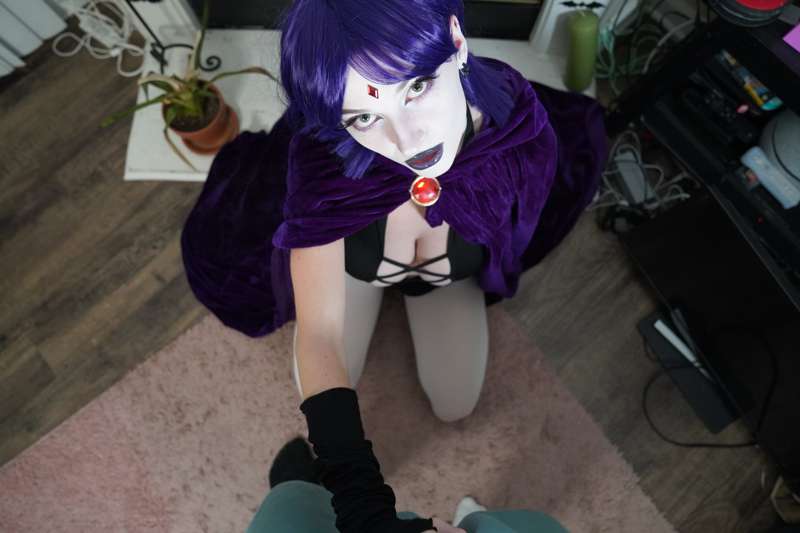 SEXY RAVEN cosplay picsss, lewds only, but still so hot 12