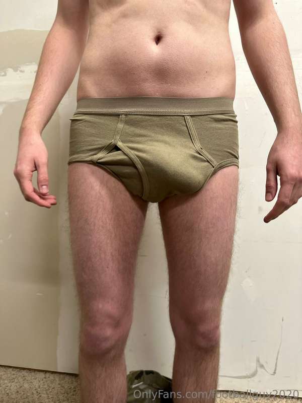 The private doing a little stripping down to his military br.. 18