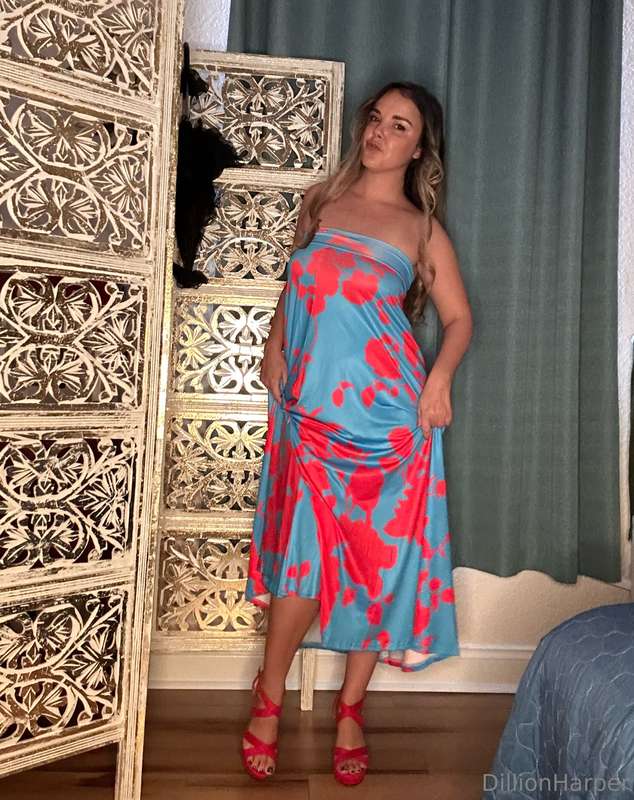 Playing dress up is always fun made this skirt into a dress ..