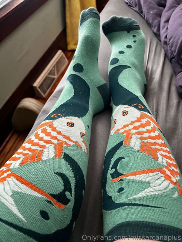 I cleaned my *costume* closet and found all my sock it to me.. 6