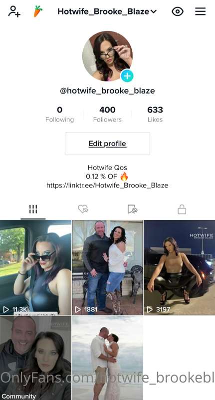 So we made a TikTok up…gonna try to keep it up even though I..