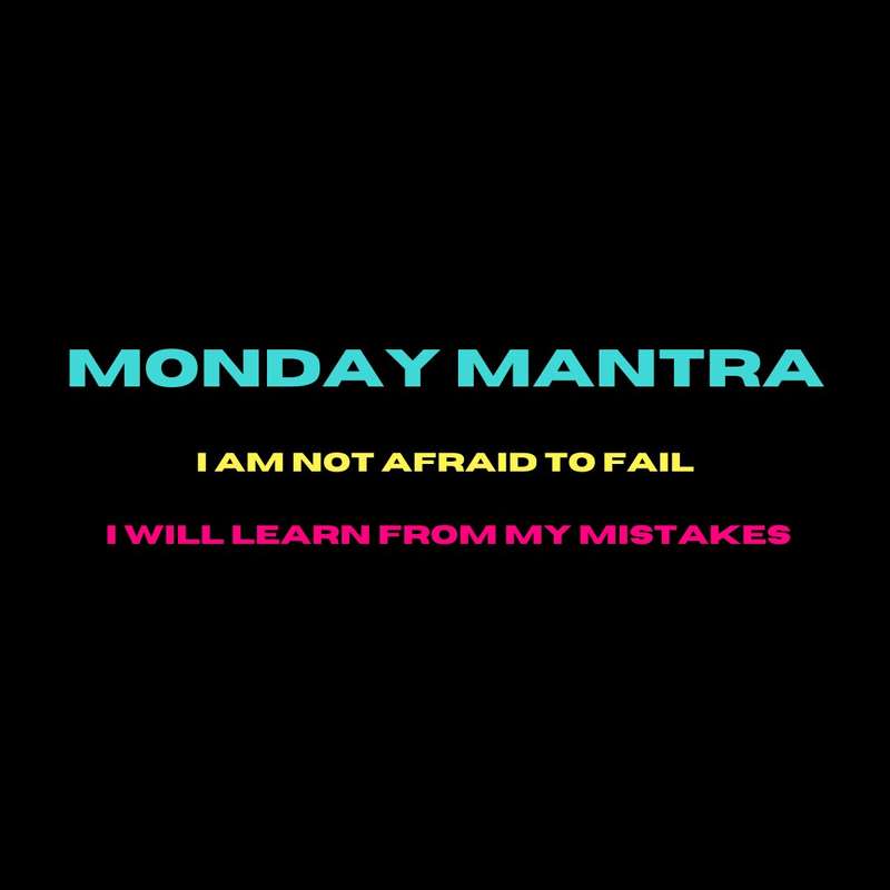 Trying out a new routine this week... starting with a Monday..