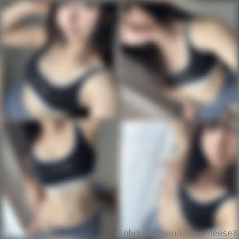 chizu gives you a small nipple tease before the gym :3 (5 ph..