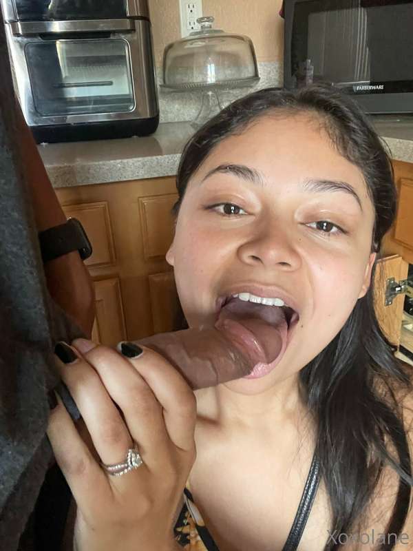 😜 he pulled it out and like a good slut I put it in my mouth