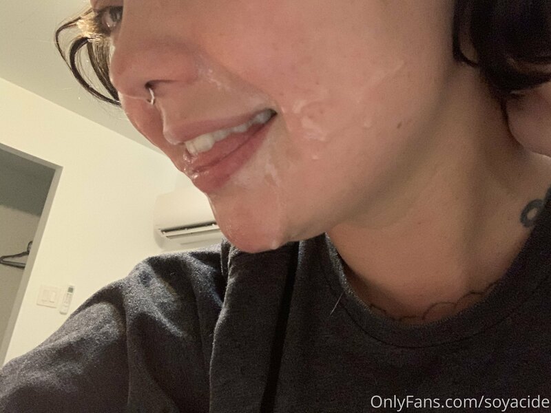 I don’t know how to model semen on my face yet. Forgive me.... 2