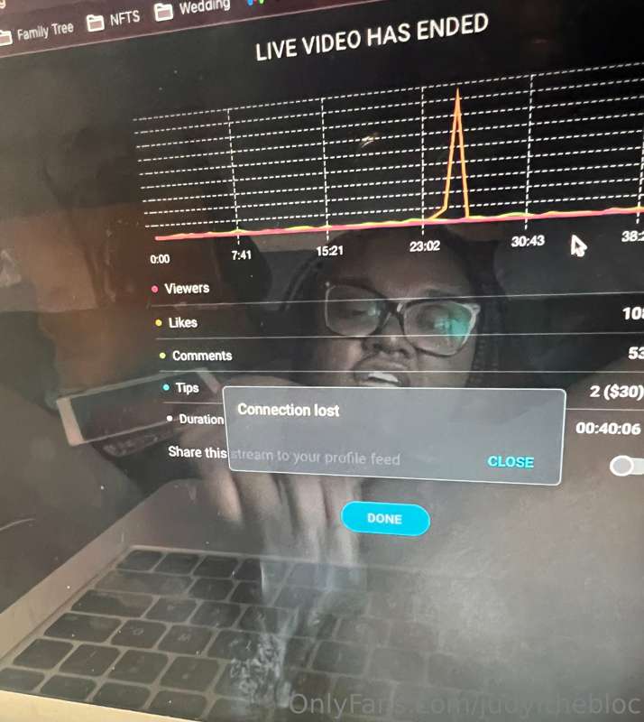 The connection failed again 😭 I promise y’all it’s not me!! ..
