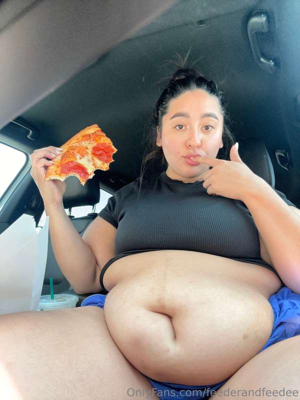 Sometimes I sit in my car and hide while I pig out so my bf .. 5
