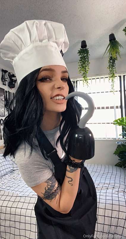 Chef cosplay set pt. 1🖤 this was a cosplay from the Total Dr.. 20