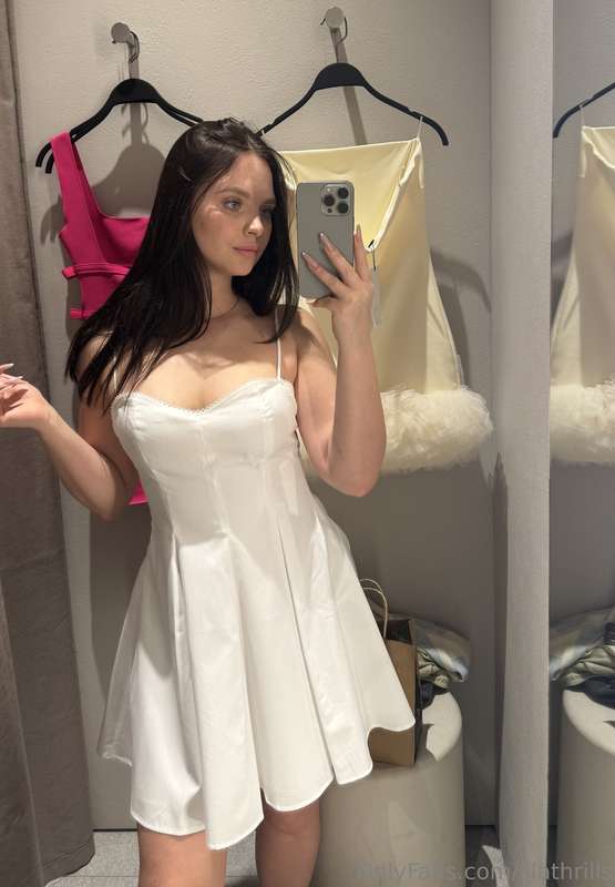 It's very hard to choose one thing when shopping. Pink, yell..