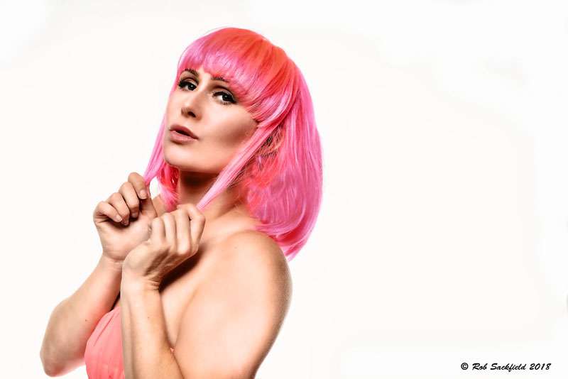 New pink wig