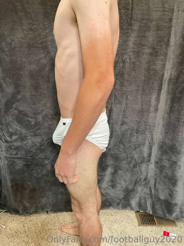The private showing off his little tighty whities! 5