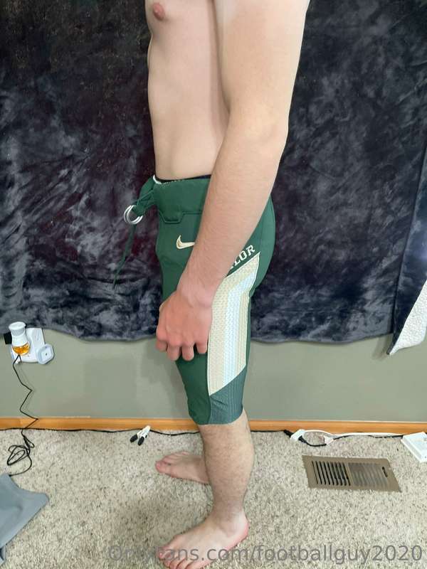 Me in football pants set 1 26