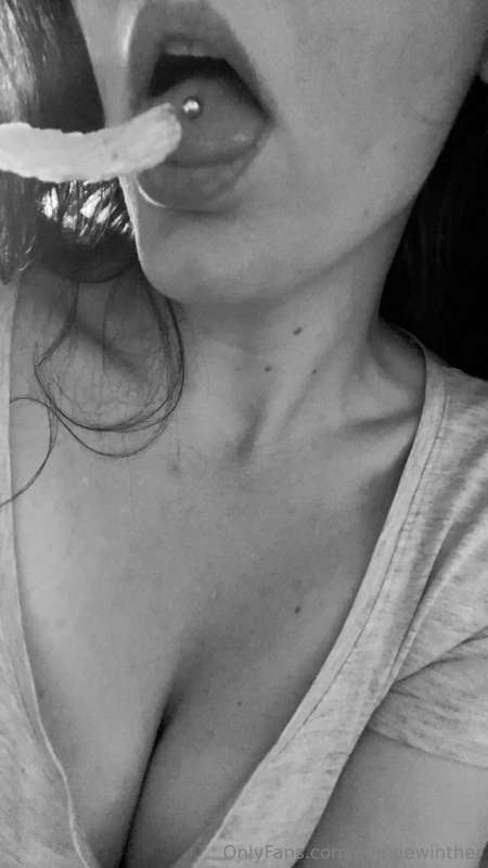 Don’t mind me, just keeping my mouth busy 😏
