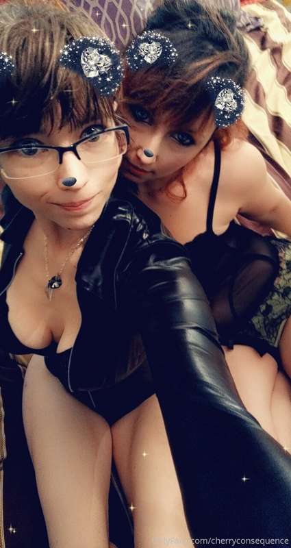 Outfit Swap Sunday?? We got into and out of each other's clo..