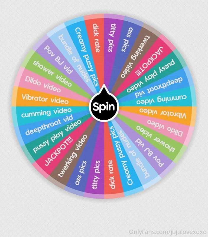 SPIN THE WHEEL IS BACK!!!!❤️😍🤩 

Let’s play a GAME😁💦 Get a c..