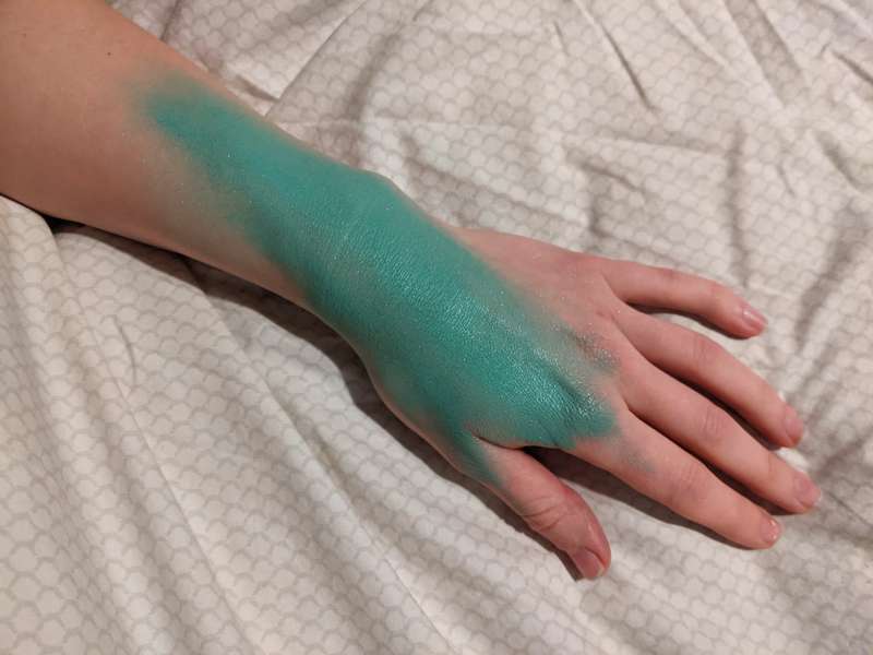 ((sorry if this looks like a bruise LOL)) Testing painting m..