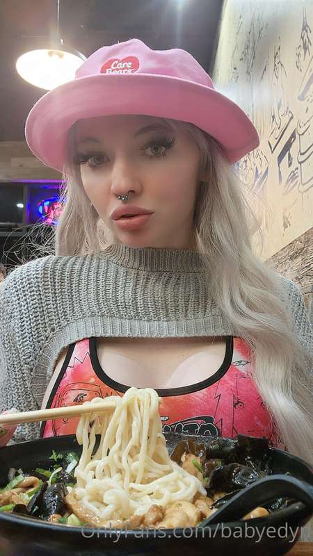 Fun fact: The sound when you slurp ramen is the same as when..