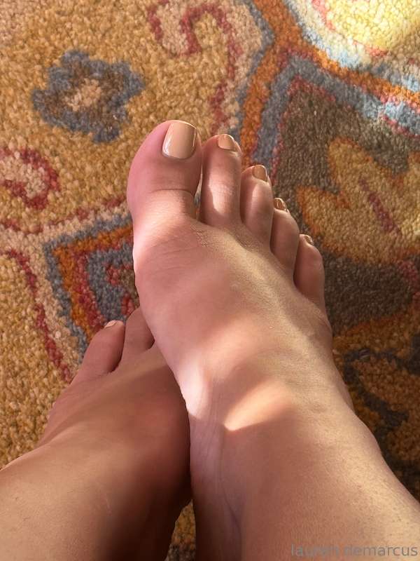 a year of pedicures!! 4