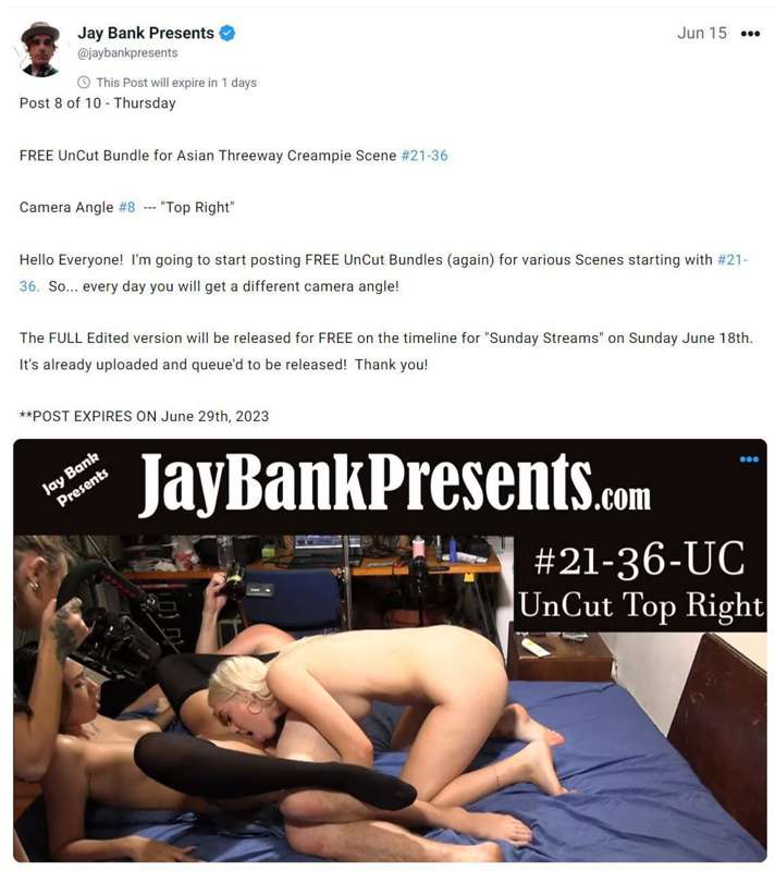 Jaybankpresents - Fansly - 27 Jun, 2023 2