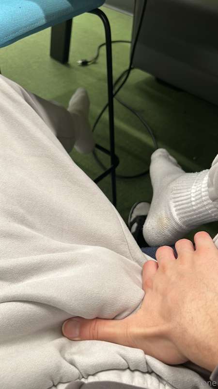 my friends had no clue i was showing off my socks and grabbi.. 1