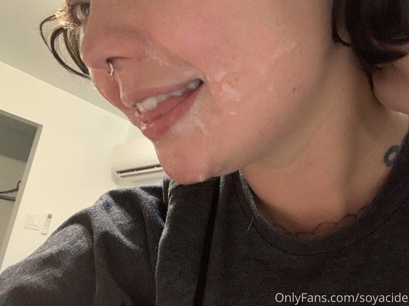 I don’t know how to model semen on my face yet. Forgive me.... 1