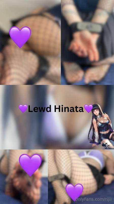 Hinata’s got the fishnets on 🖤, ass out 🍑, and those bare fe..