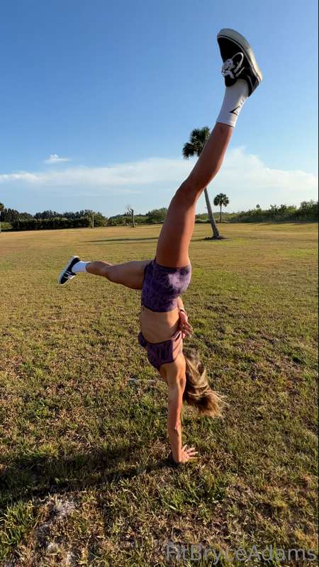 Keep swiping to see me complete a cartwheel 😉 14
