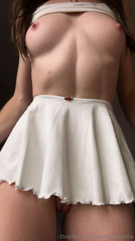 The sweetest fan got me this super sexy and cute mini skirt .. 2