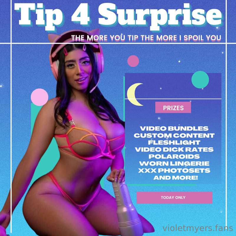 ***TIP FOR SURPRISE*** I want to spoil my fans!! Send in *AN..